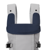 The Drool Pack, Navy on baby carrier