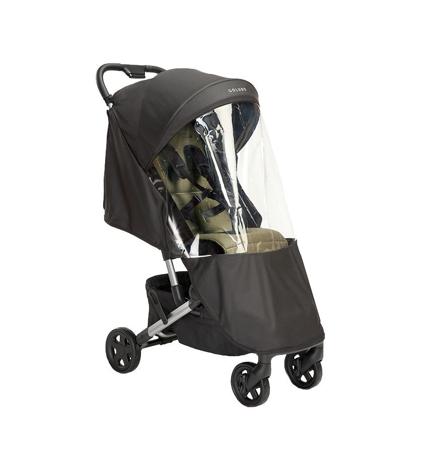 Stroller top rain covers
